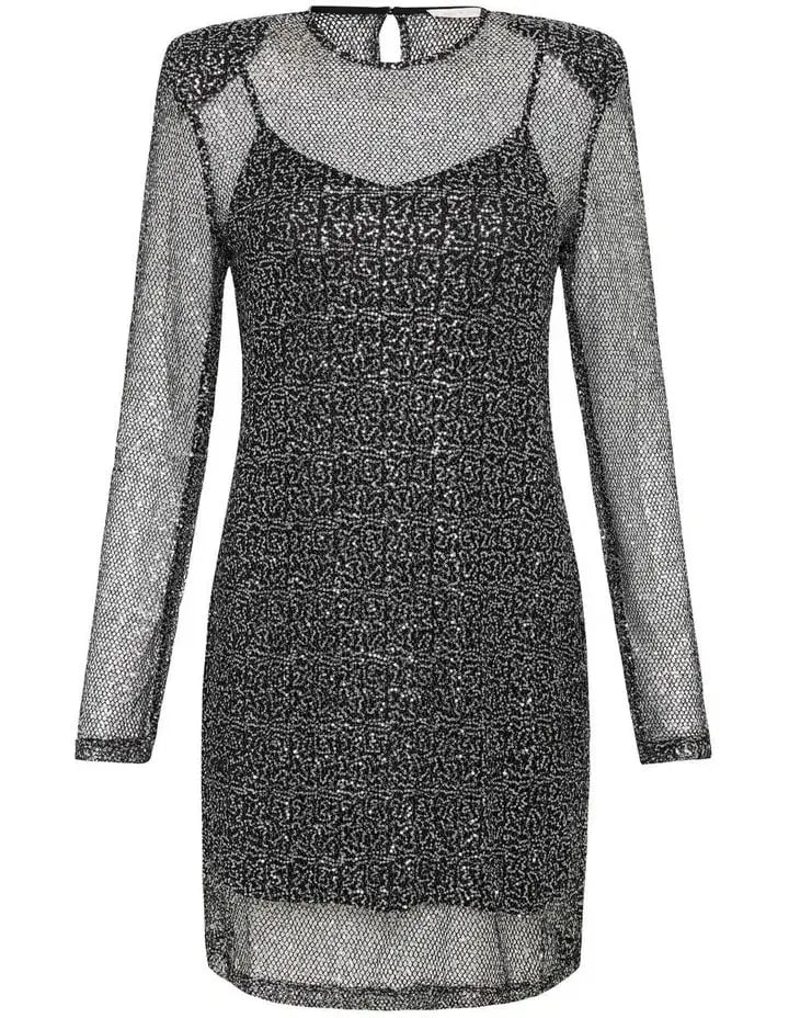 Sass & Bide Dark Nights Mini Dress Black Size M / AU 10 photo 4