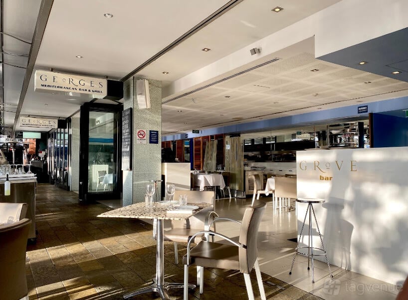 Indoor & Outdoor Dining Area at Georges Mediterranean Restaurant photo 21