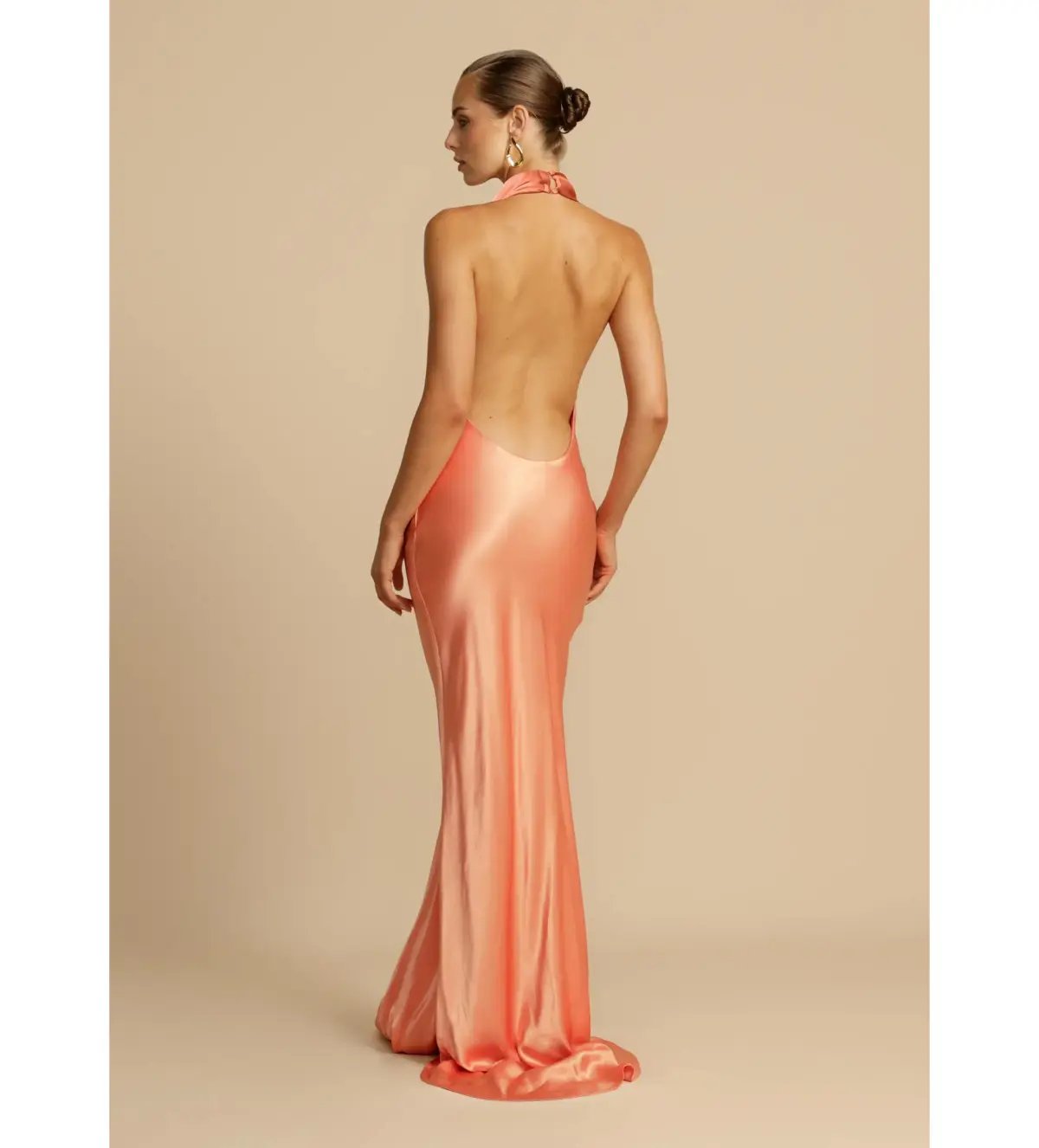 Arcina Ori Gaia  Maxi Dress Papaya Size S / Size 8 photo 4