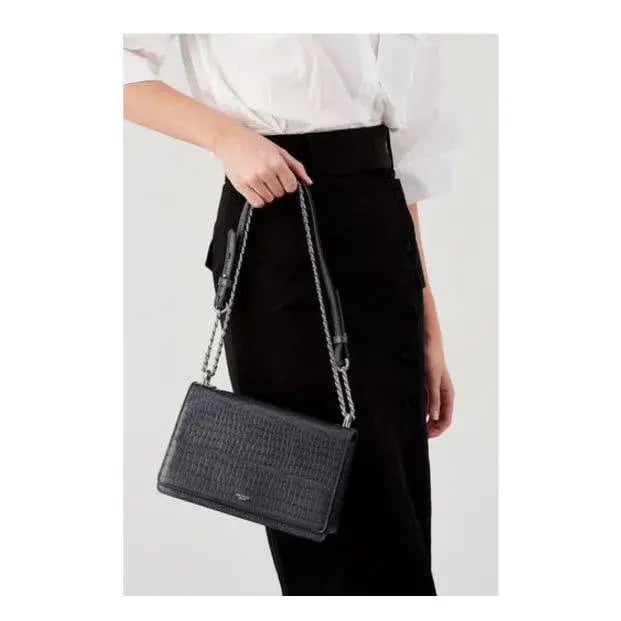 Oroton Forte Texture Slim Clutch in Charcoal photo 3