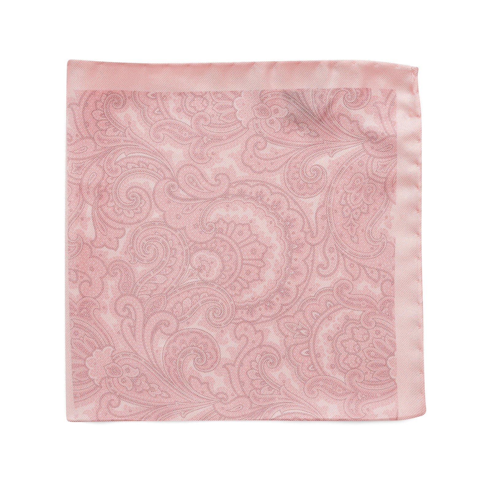 Joe Black Pink Paisley 4 Fold Pocket Square photo 3