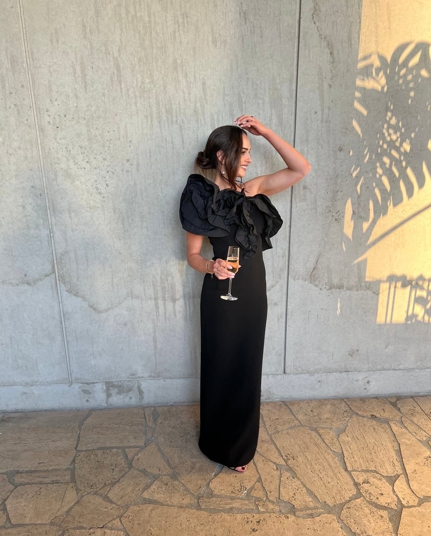 Rebecca Vallance Ella Black Gown photo 2