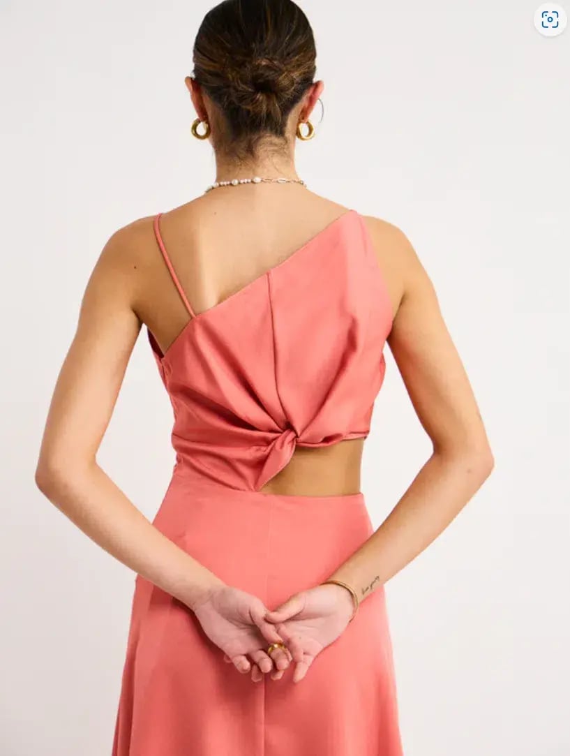 One Fell Swoop Essence Maxi Dress grapefruit Size 10 photo 4