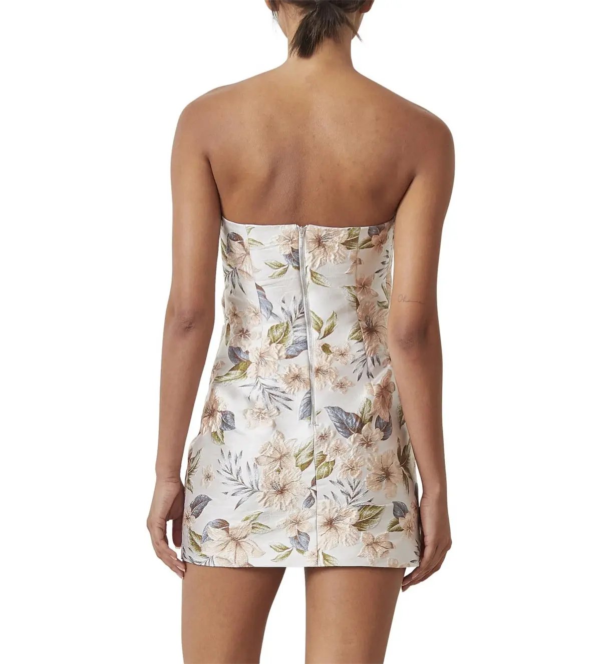 Bec & Bridge Fleurette Jacquard Mini Dress Floral Size AU 8 photo 6