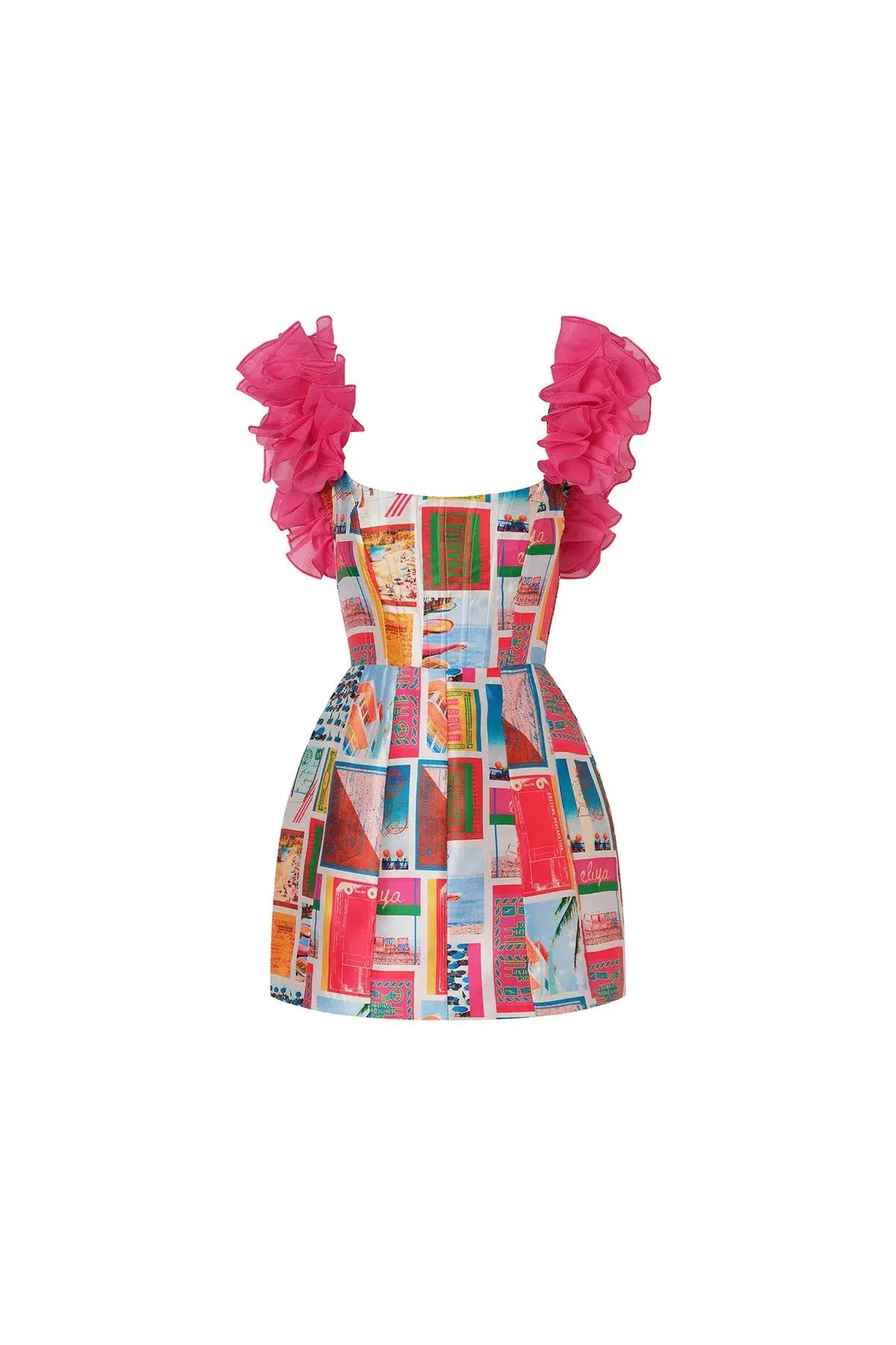 Eliya The Label Ravello Mini Dress Print Size 12 photo 5