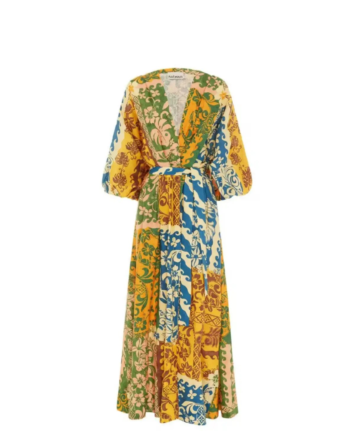 Alemais Archie Wrap Dress Multi Size AU 14 photo 3