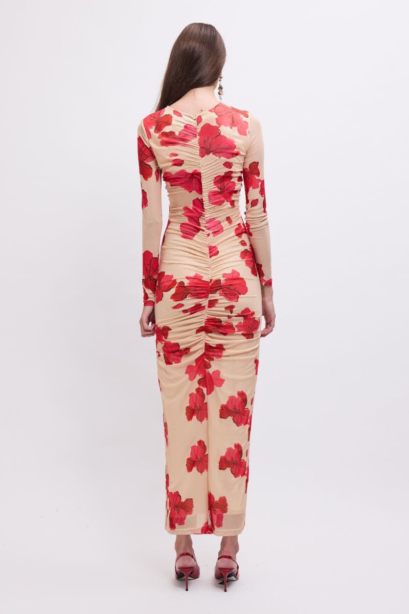 Suboo Suzie Long Sleeve Reversible Midi Dress - Floral photo 3