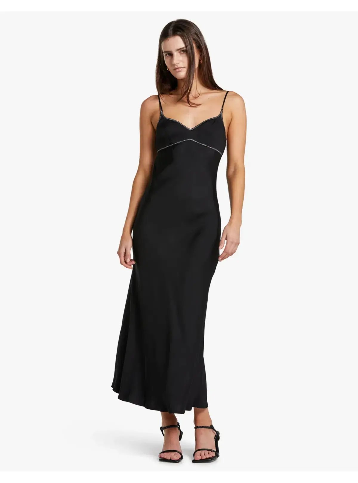Bec & Bridge Emery Midi Dress Black Size AU 6 photo 3