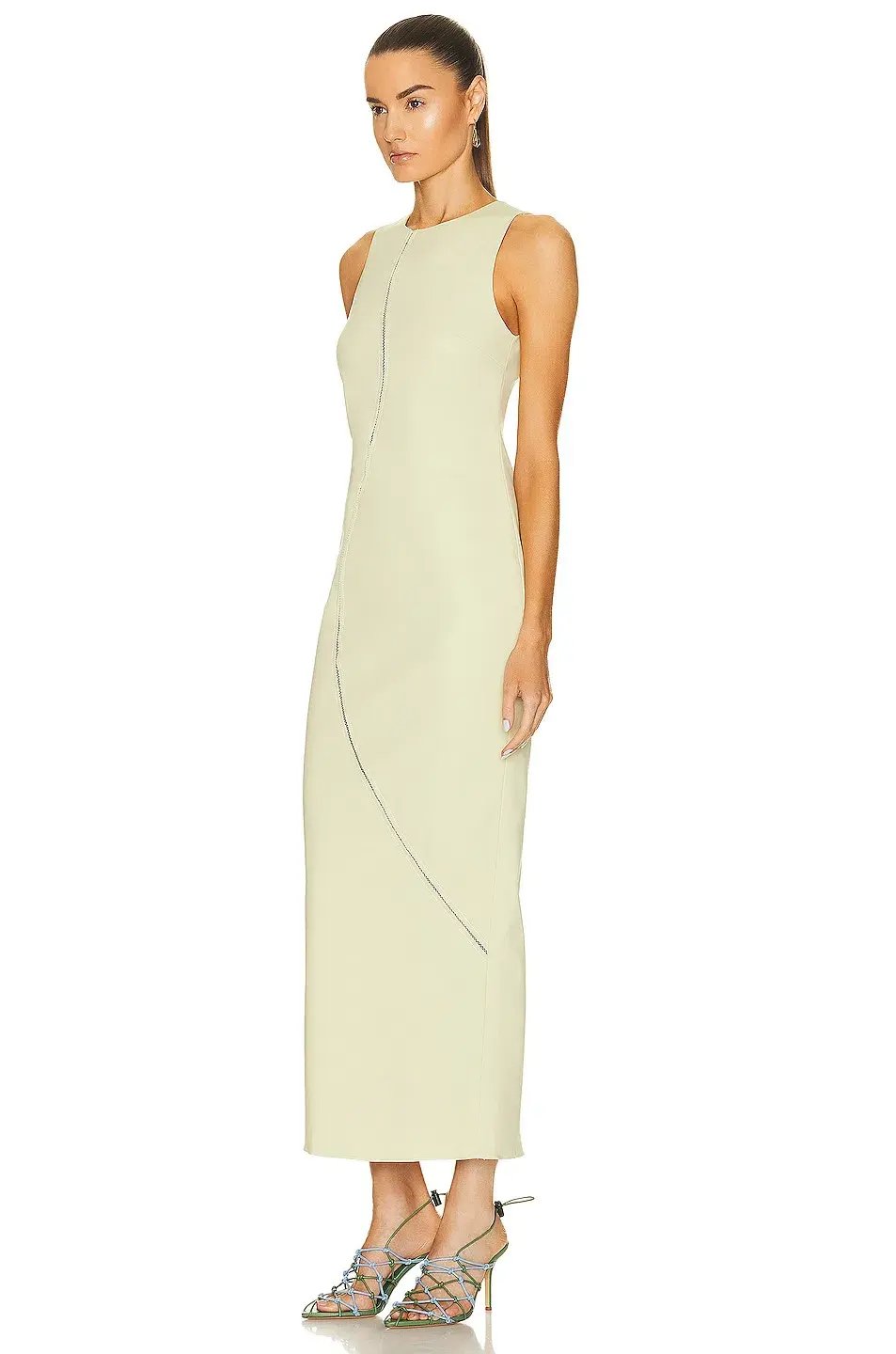 Sir The Label Esther Midi Dress in Pistachio Size 1 / 8 AU photo 3