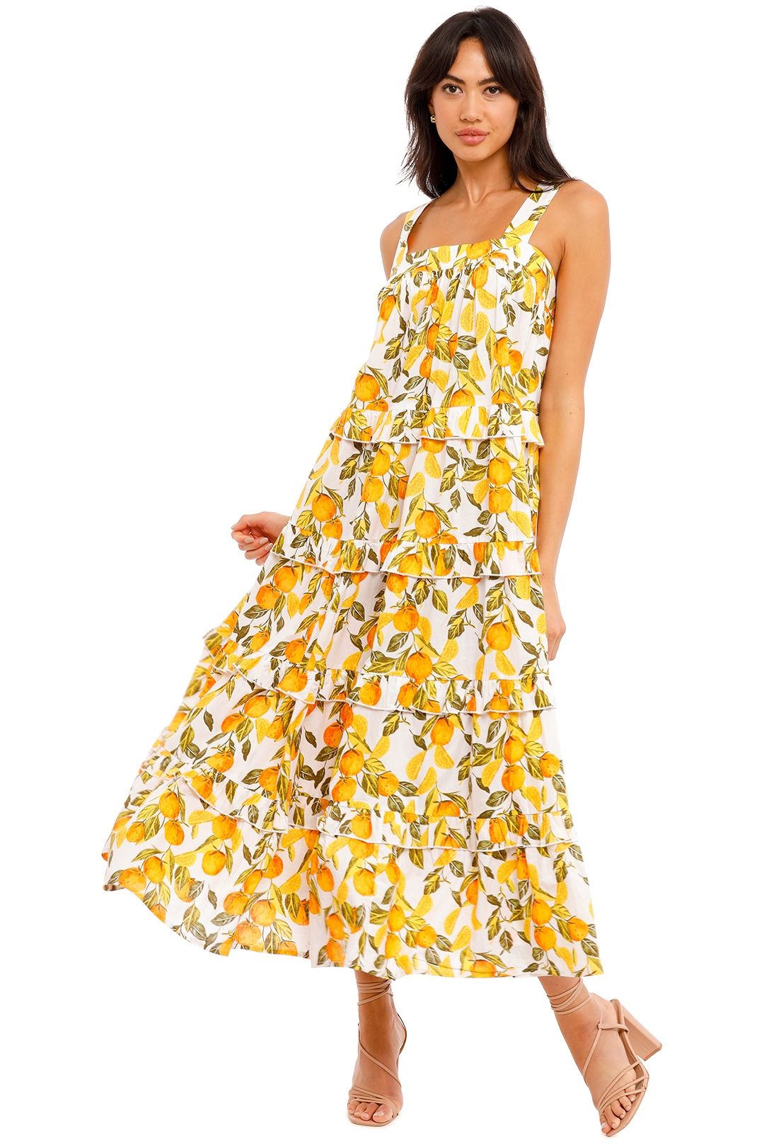 Orange Grove Scallop Dress photo 4