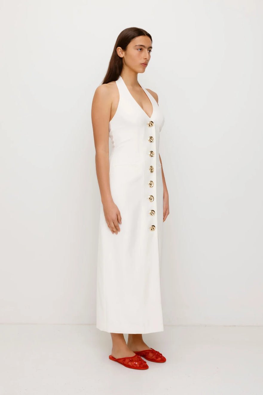 The Wolf Gang Irida Maxi Dress - Ivory photo 4