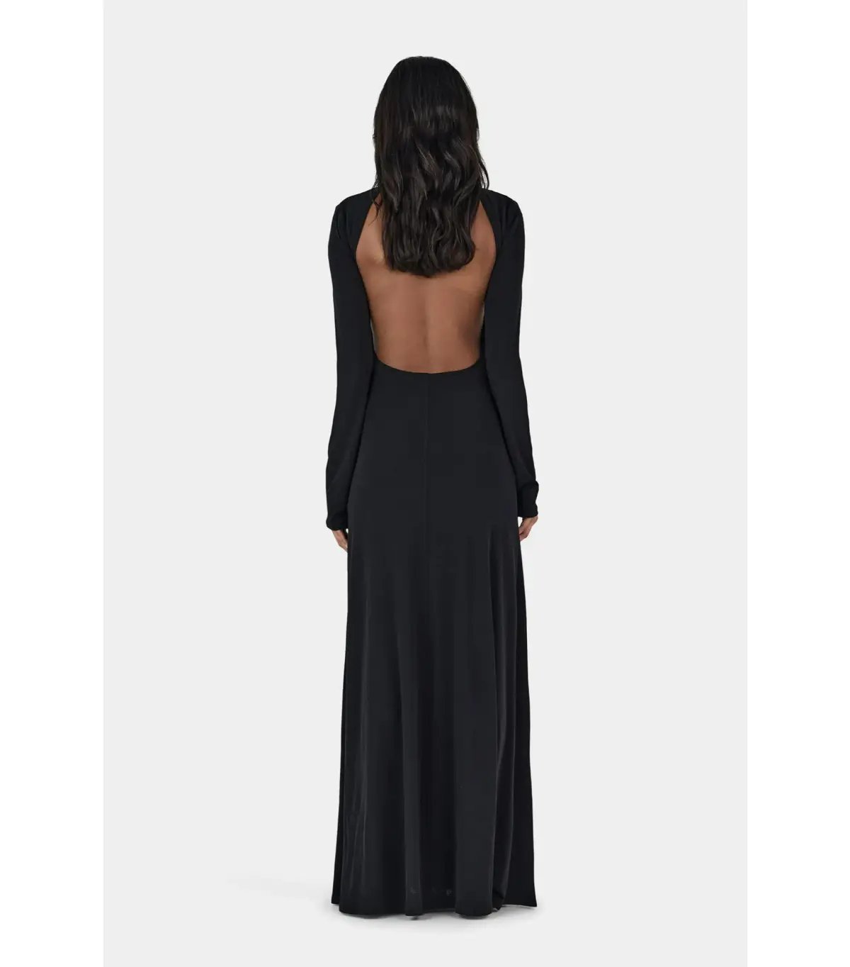 Hansen and Gretel Daphne Maxi Dress Black Size AU 10 photo 5