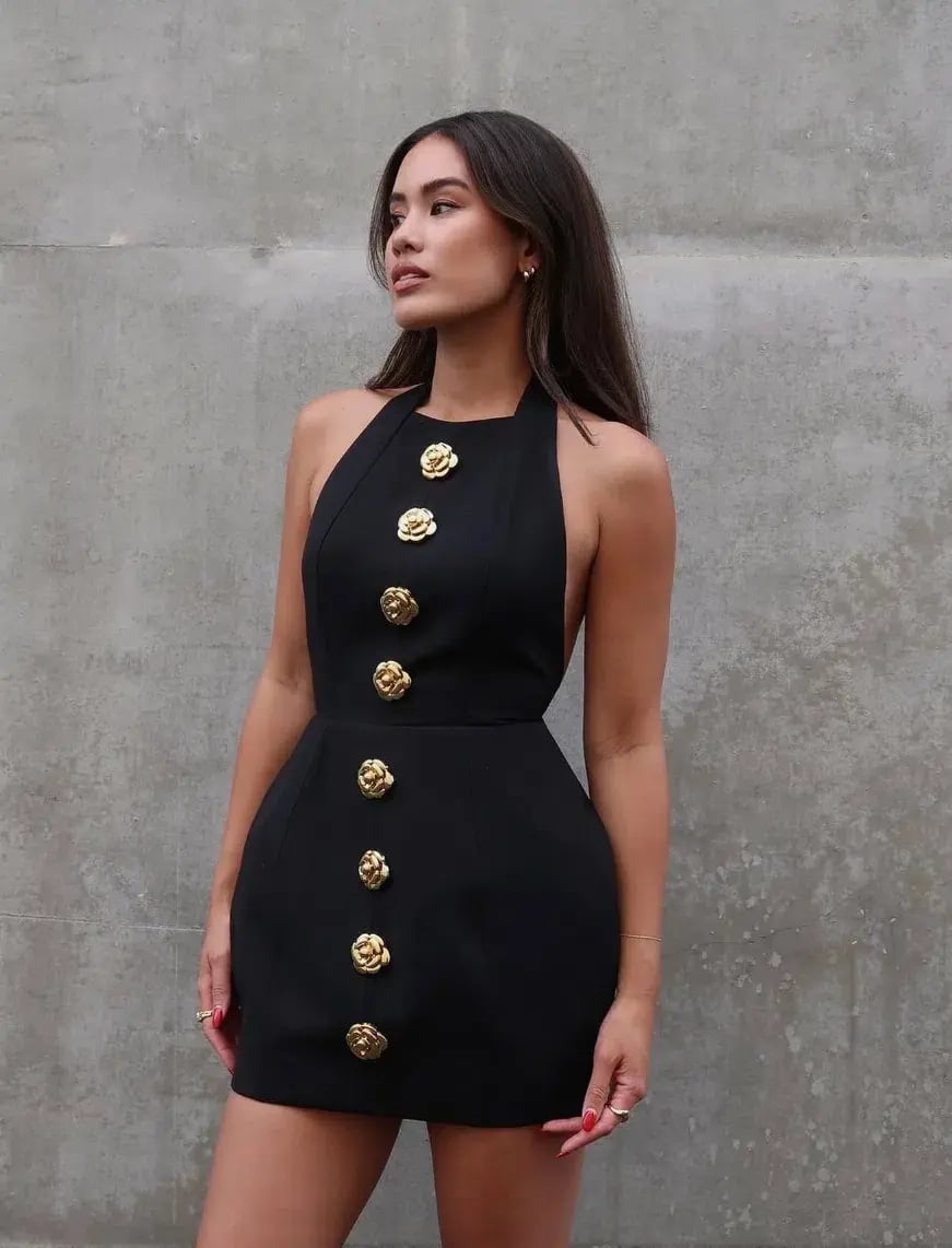 Atoir Tiffany Mini Dress Black Size XL / AU 14 photo 2