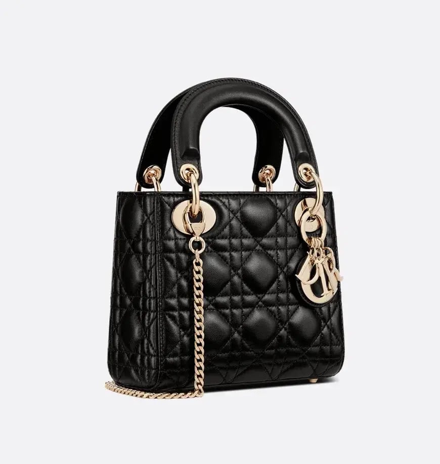 Mini Lady Dior Bag Black Cannage Lambskin photo 3