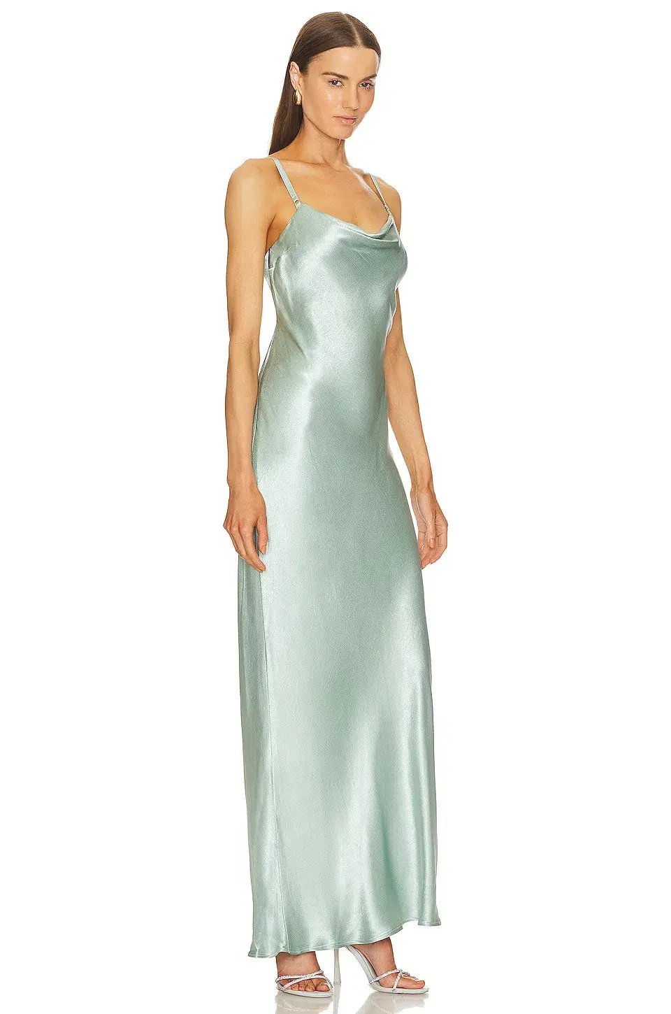 Bec & Bridge Malia Open Cross Back Maxi Dress in Seafoam Green Size XS / AU 6 photo 2
