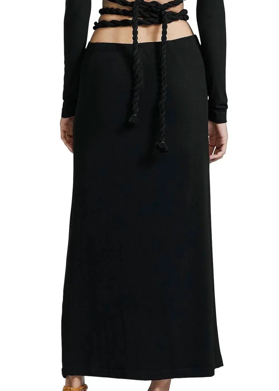 Dion Lee Rope Wrap Top & Skirt Set Black Size 6 photo 4