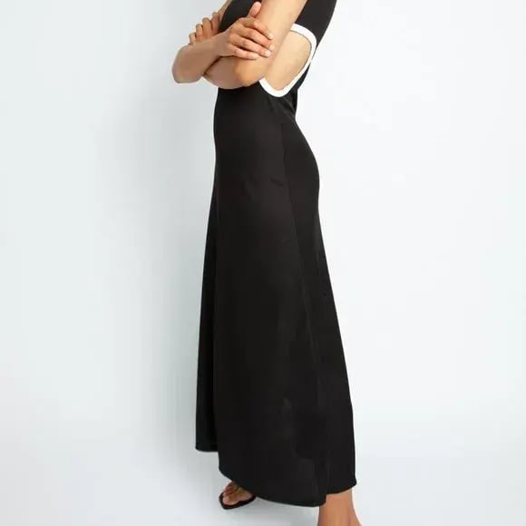 Christopher Esber Fran Negative Space Rib Dress Black Size 8 photo 2