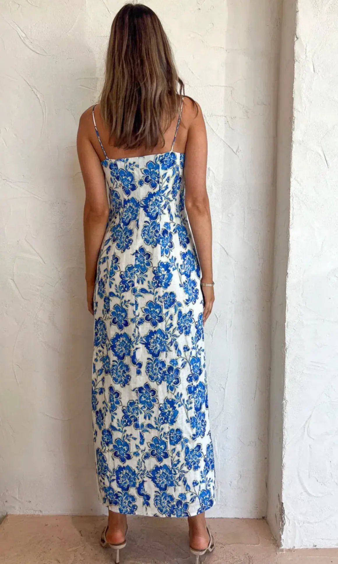 Issy Glimpse Dress In Bluebells Size 12 photo 5
