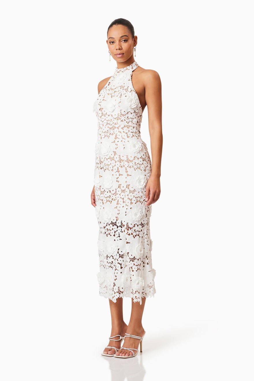 Elliatt Daffodil Cocktail Dress - Ivory photo 2