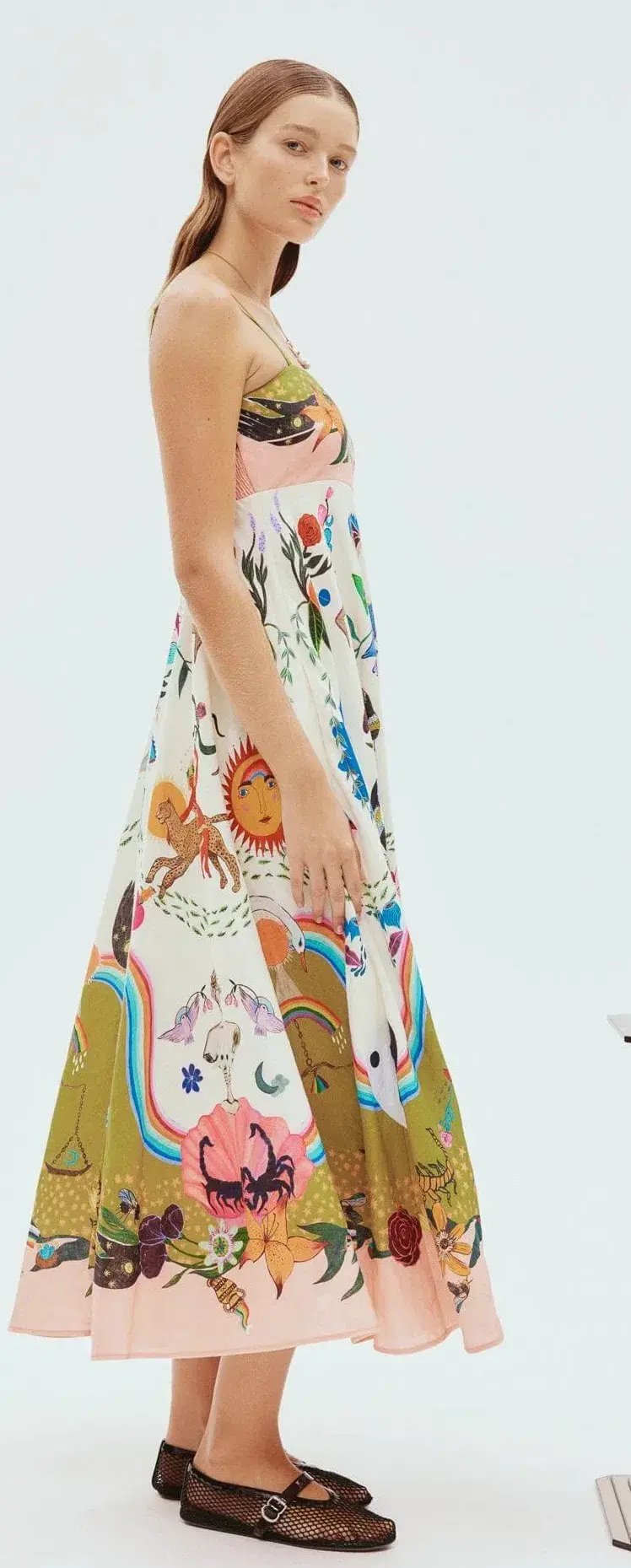 Alemais Evergreen Sundress Print Size 12 photo 3