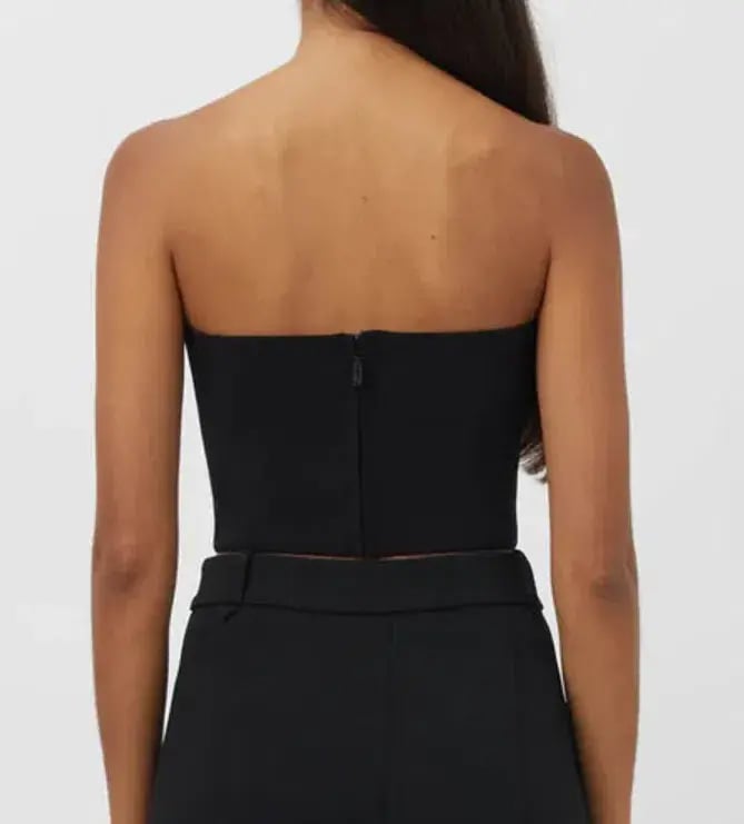 Camilla & Marc Brixton Bodice Top Black Size 8 photo 3