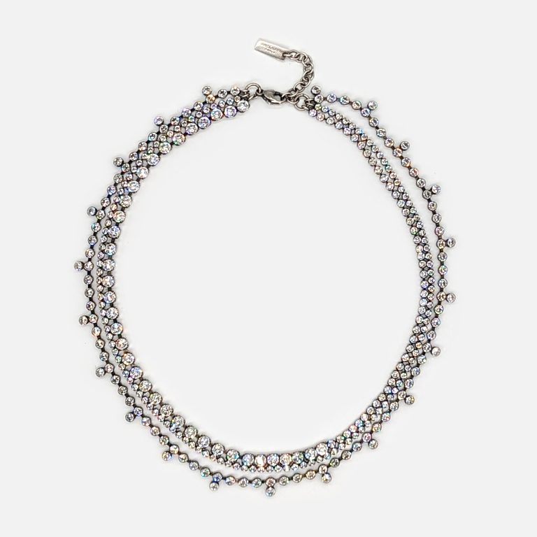 Saint Laurent Crystal Choker photo 4