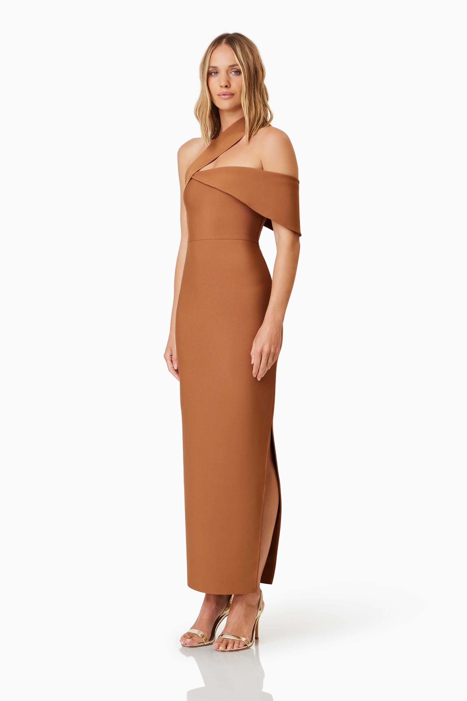 ELLIATT RILEY MAXI DRESS - BRONZE photo 3