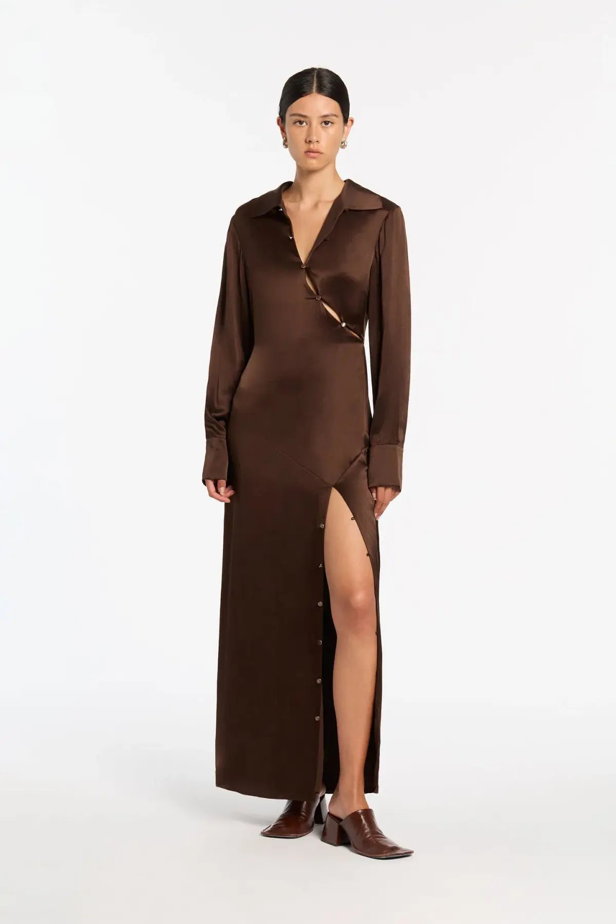 Natalie Rolt Dahlia Gown in Espresso Size 1 / AU 8 photo 14