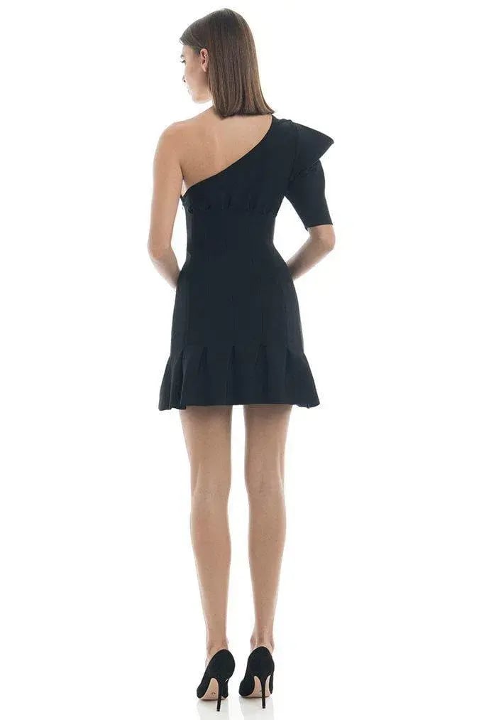 MISHA Soraya Mini Dress Black Size 12 photo 2