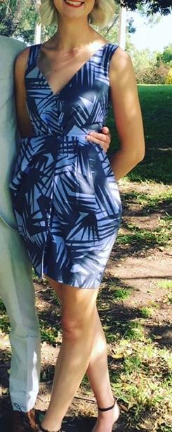 Gorman Palm Warp Dress photo 2