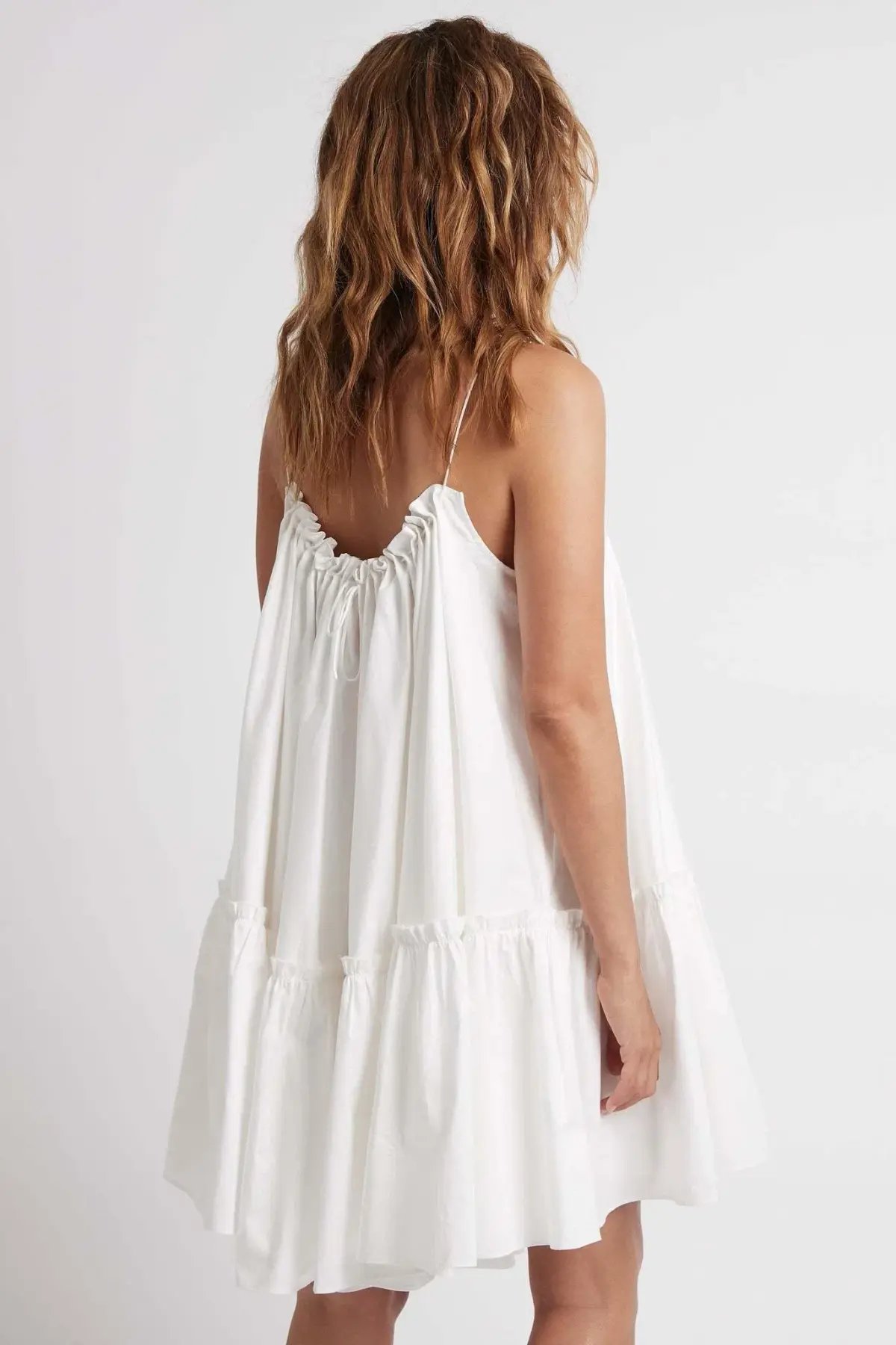 Aje Midsummer Swing Mini Dress Ivory photo 2