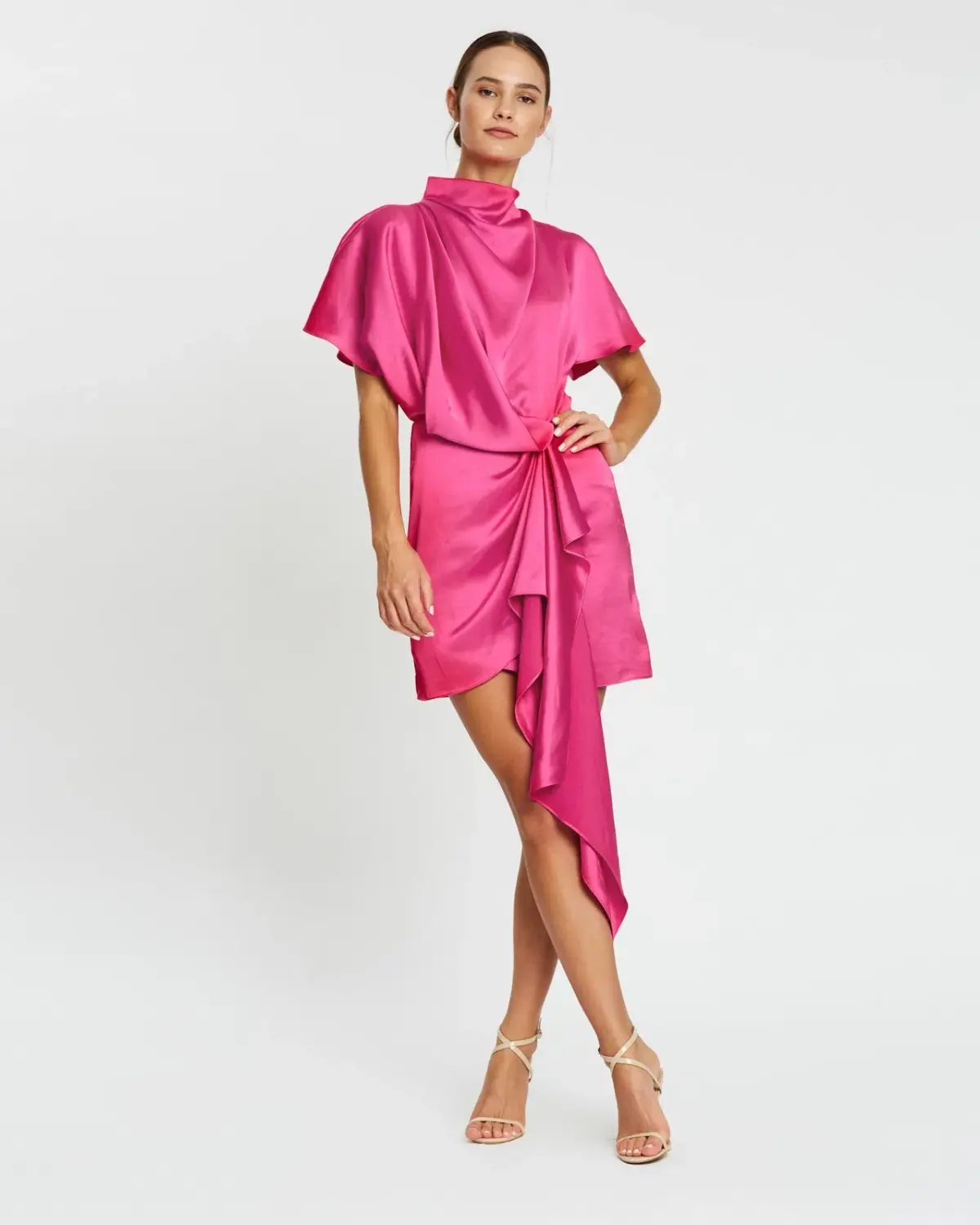 Acler Lochner Dress Fuchsia Size 12 photo 2