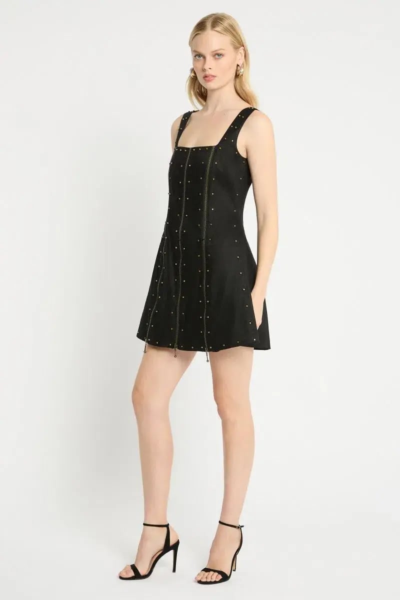 Sass and Bide Abstract After Dark Dress Faded Black Size 4 photo 2