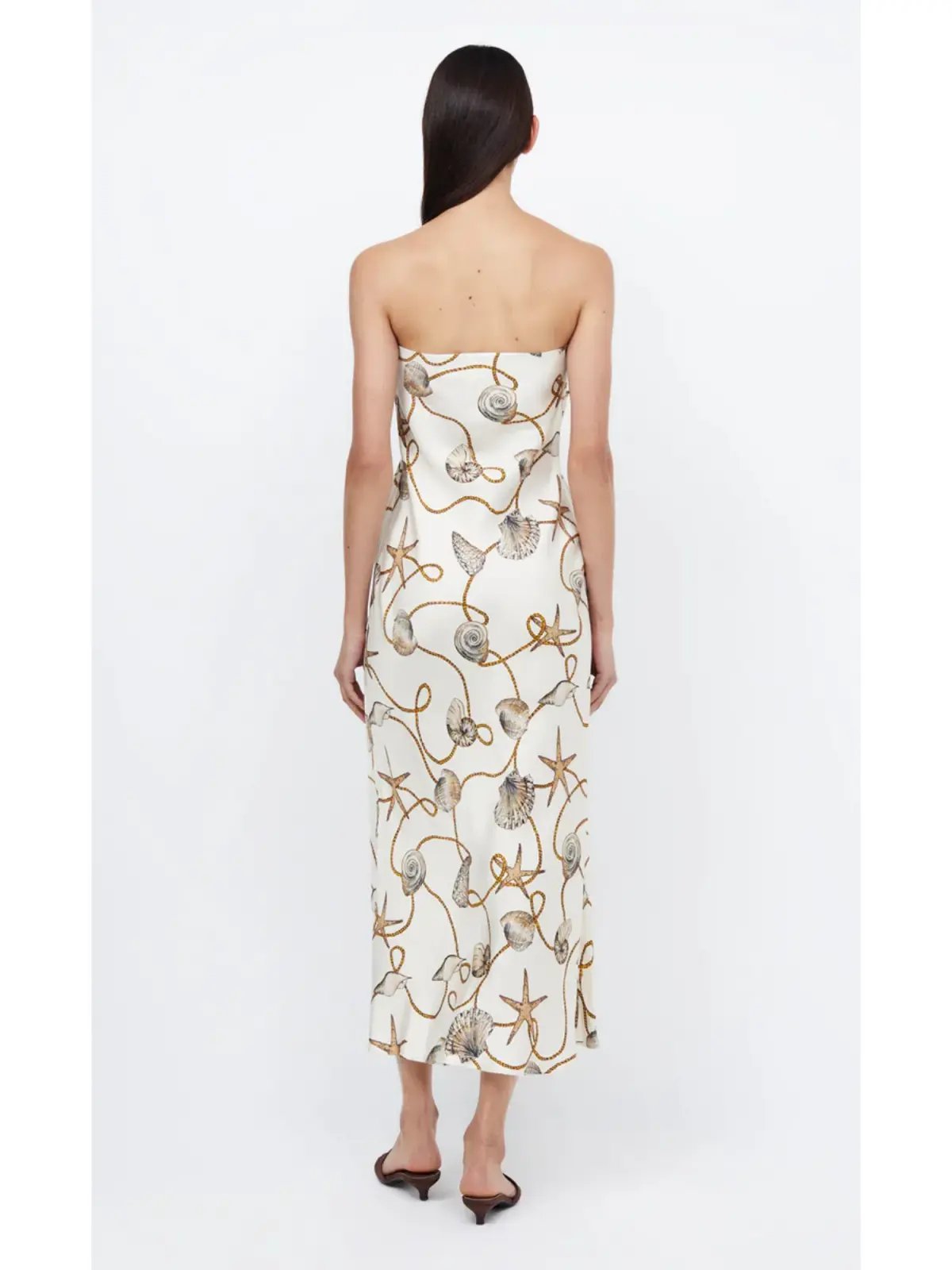 Bec & Bridge Bayside Strapless Maxi Dress In Parisian Shell Size AU 10 photo 3