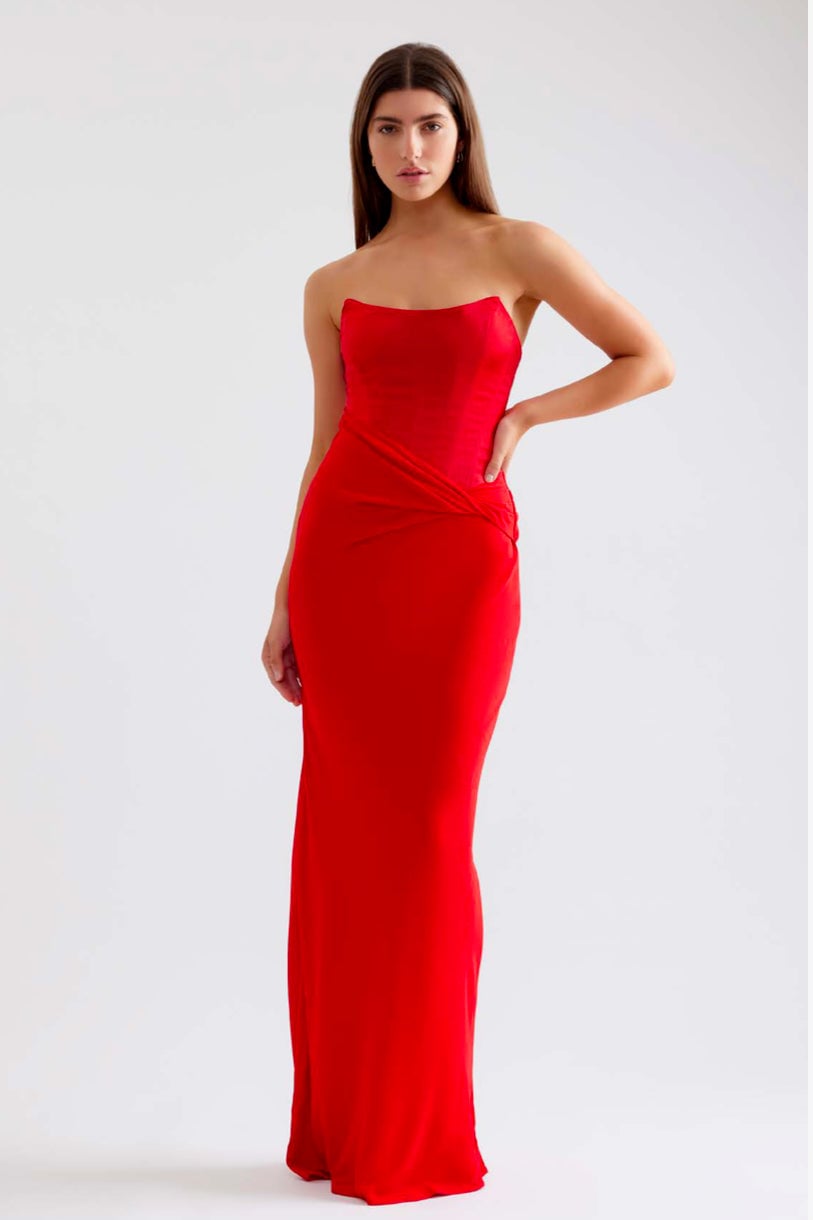 Lexi Elora Dress - Scarlet photo 2