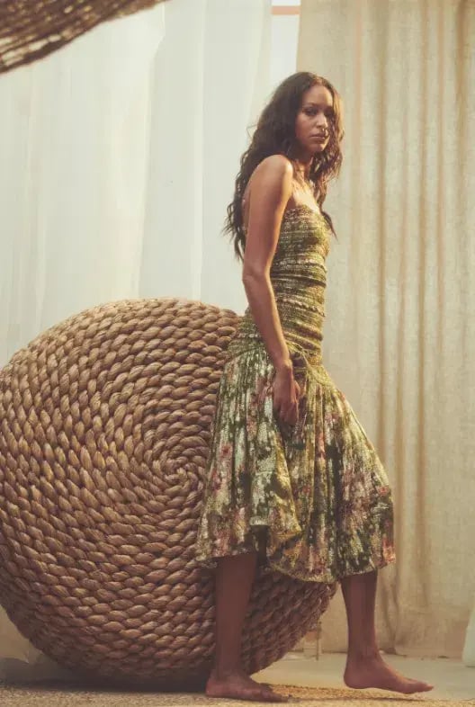 Hemant & Nandita Neem MIDI Dress photo 3