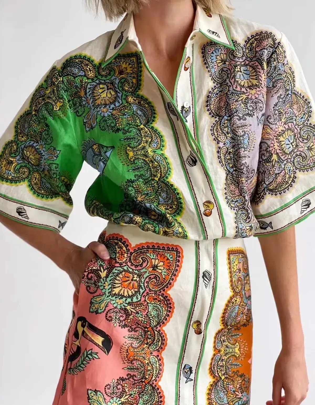 Alémais Trippy Troppo Mini Dress Print Size 12 photo 3