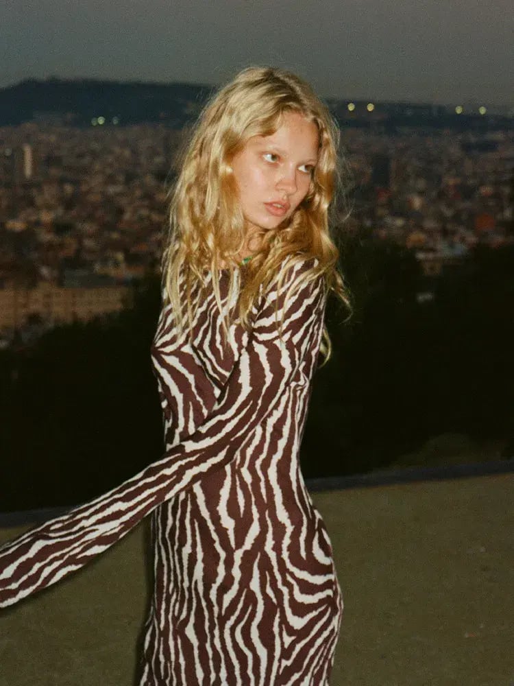 Realisation Par Gia Dress in Animal Print Size 6 photo 2