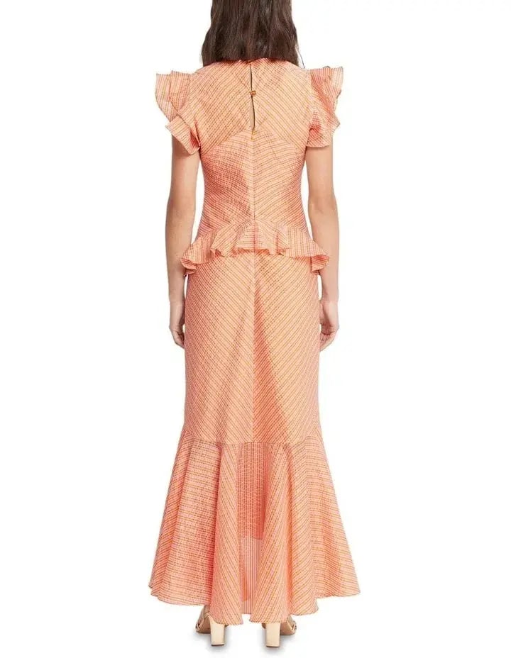 Sass & Bide Float Like A Dreamer Dress Orange Size 14 photo 3