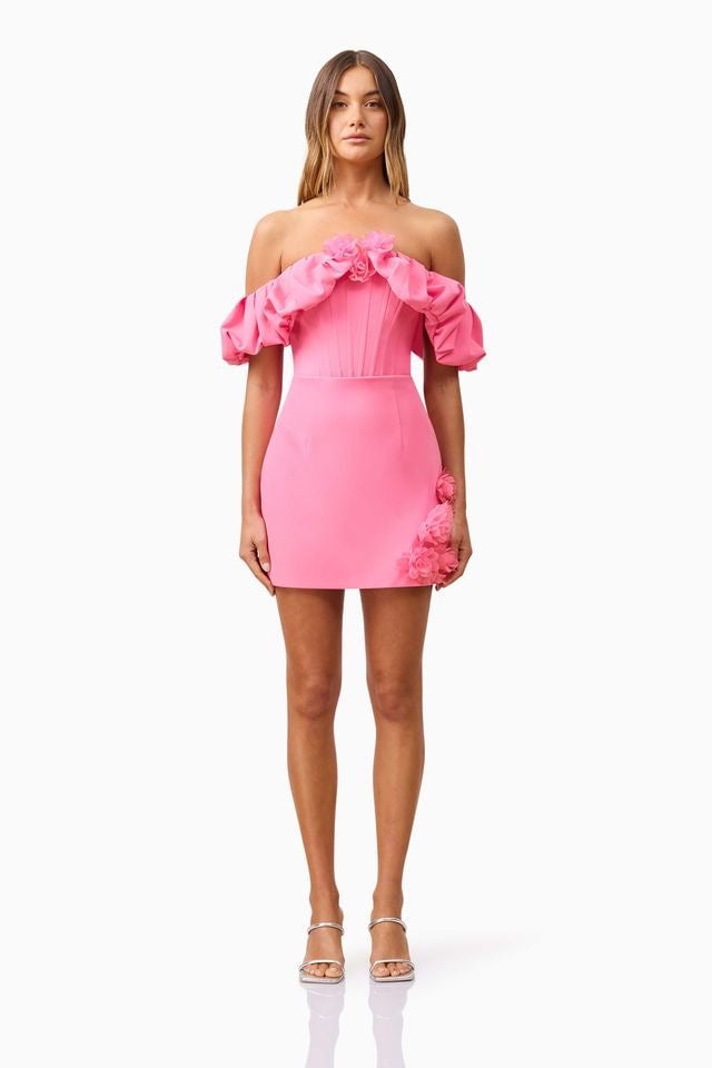 Elliatt Klara Mini Dress - Pink photo 2