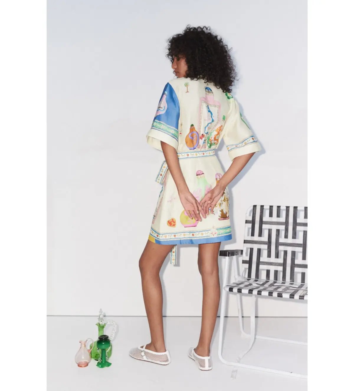 Alemais Elixir Mini Dress Print Size 14 photo 2