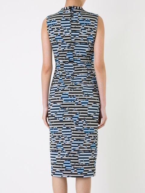 Scanlan Theodore striped floral weave dress photo 4