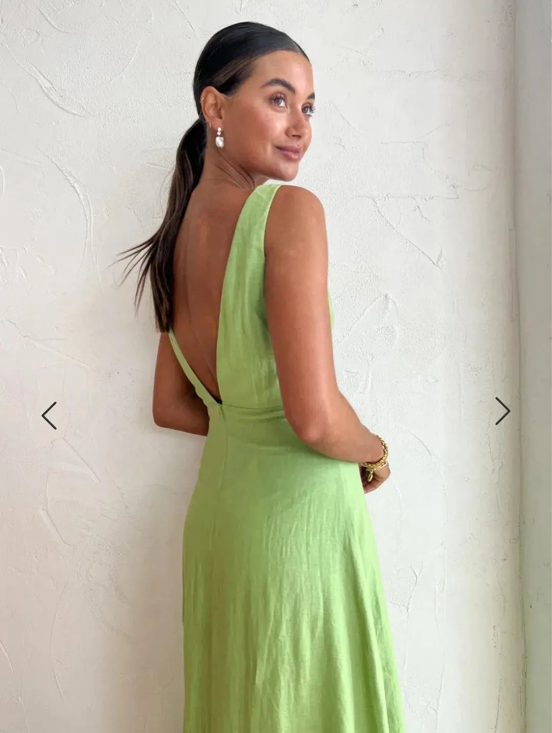 Issy Blue Skies Dress In Apple Size 8 photo 5