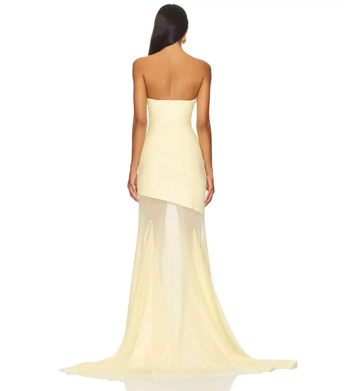 Deme by Gabriella Dahlia Gown in Butter Yellow Size AU 8 photo 3