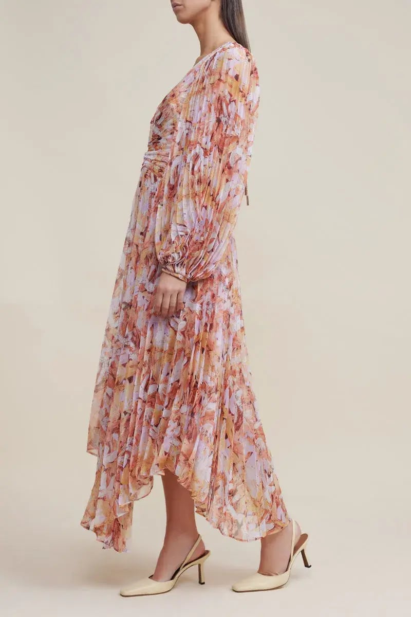 Acler Astone Dress Lilac Brush Size 10 photo 2