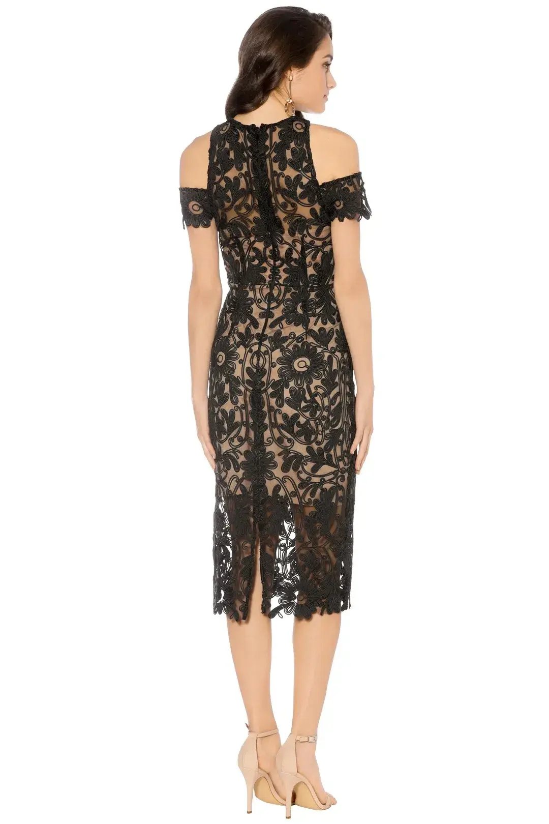 Thurley Eden Midi Dress Black Size 8 photo 3