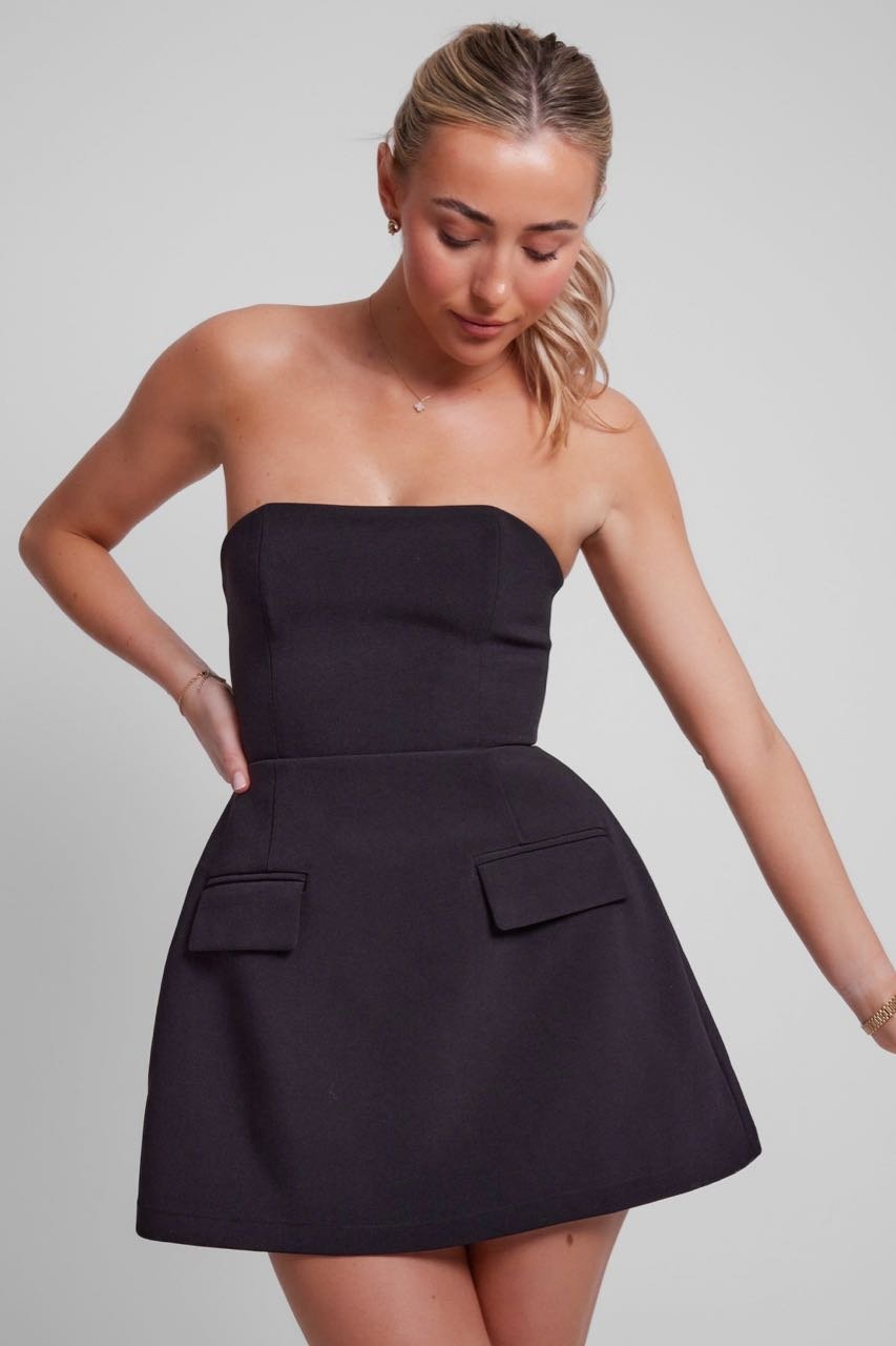 Odd Muse The Ultimate Muse Strapless Dress - Black photo 3