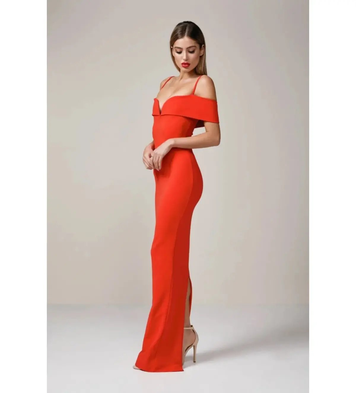 Love Nookie Pretty Woman Gown Red Size 10 photo 2