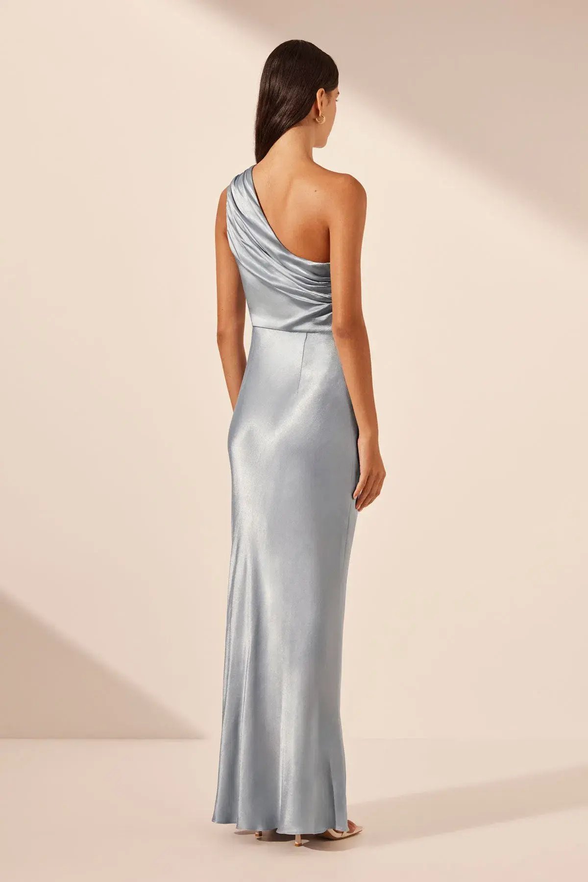 Shona Joy La Lune One Shoulder Dress Blue Size AU 12 photo 2