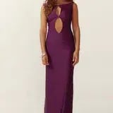 Ance Gria Passable Dress in Plum Size S/ Au 8 photo 2